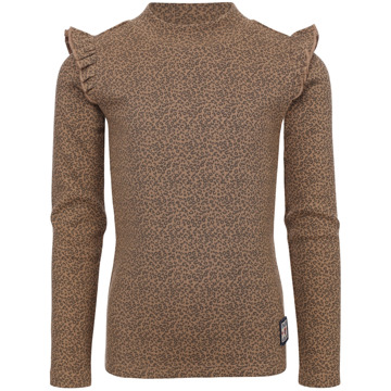 Looxs meisjes longsleeve Bruin - 104