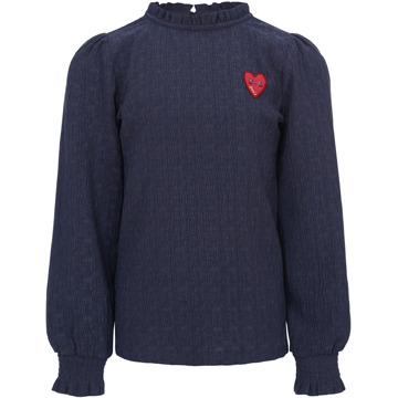 Looxs meisjes longsleeve Marine - 110