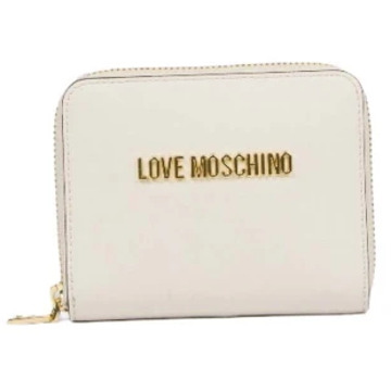 Love Moschino Kleine ivoorkleurige portemonnee Love Moschino , White , Dames - ONE Size