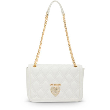 Love Moschino Witte tassen voor stijlvolle outfits Love Moschino , White , Dames - ONE Size