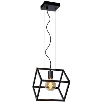 Lucide FABIAN Hanglamp 1xE27 - Zwart