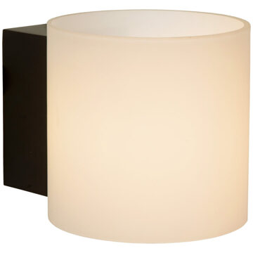 Lucide JELTE - Wandlamp Badkamer - Ø 12 cm - 1xG9 Zwart