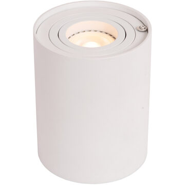Lucide TUBE - Tafellamp - Ø 9,6 cm - LED 3 StepDim - GU10 - 1x5W 2700K - Wit