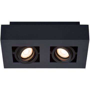 Lucide XIRAX - Plafondspot - LED Dim to warm - GU1 Zwart