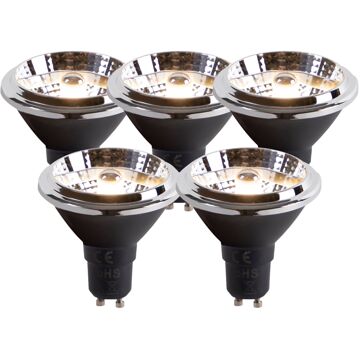 LUEDD Set Van 5 Gu10 Led Lamp Ar70 6w 475 Lm 3000k