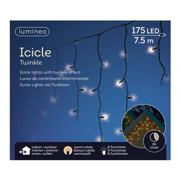 Lumineo LED fonkelverlichting buiten 750 cm Zwart