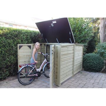 Lutra Lutrabox Tuinkast Fietsberging Normaal 125x215x130cm