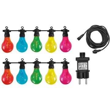 Luxform Tuinfeestverlichtingsset met 10 LED's Maui Multicolor