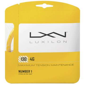Luxilon 4G Set Snaren 12,2m geel - 1.25,1.30