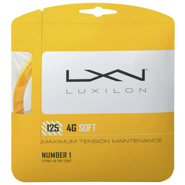 Luxilon 4G Soft Set Snaren 12,2m goud - 1.25