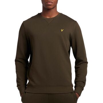 Lyle & Scott Crewneck Sweater Heren olijfgroen - M