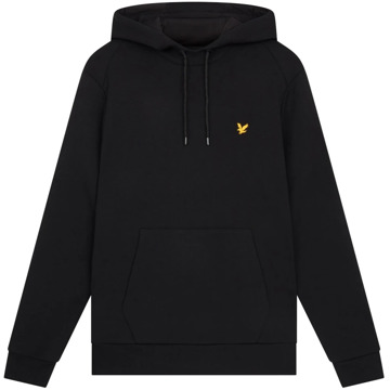 Lyle & Scott Fly Fleece Hoodie Midlayers Lyle & Scott , Black , Heren - 2Xl,Xl,L