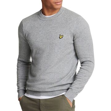 Lyle & Scott Grijze Gebreide Ronde Hals Trui Lyle & Scott , Gray , Heren - Xl,L,M,S