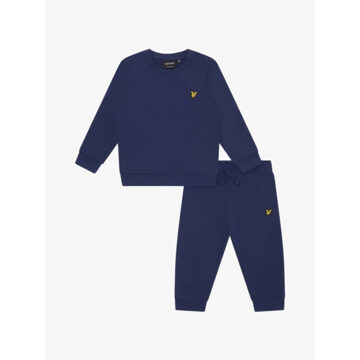 Lyle & Scott Lyle and Scott Jongens joggingpak navy Blauw - 80/86