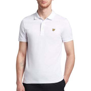 Lyle & Scott Plain Polo Heren wit