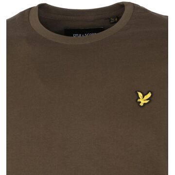 Lyle & Scott T-shirt Olive Donkergroen - L,M,S,XL