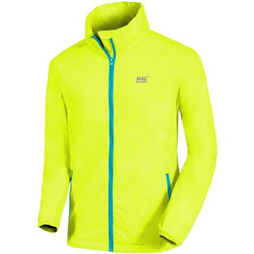 Mac in a Sac Mias Origin Rain Jacket neon geel - blauw - L