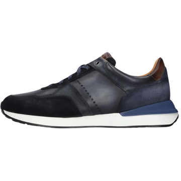 Magnanni Blauwe Suède Heren Sneakers Stijlvol Model Magnanni , Blue , Heren - 42 Eu,41 EU