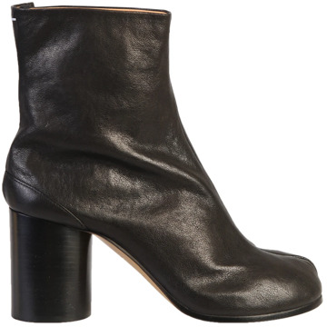 MAISON MARGIELA Zwarte Enkellaarsjes met Tabi Design Maison Margiela , Black , Dames - 36 Eu,40 Eu,41 Eu,36 1/2 Eu,37 EU