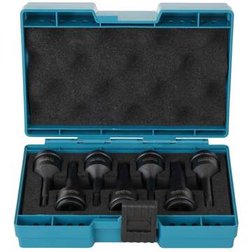 Makita Torx Slagschroefbitset | 7-delig | Impact Black | 1/2'' | VK - E-23628