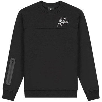 Malelions Jongens sweater sport counter Zwart - 176