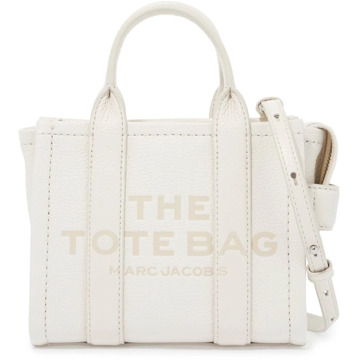 MARC JACOBS Grained Leather Mini Tote Bag Marc Jacobs , White , Dames - ONE Size