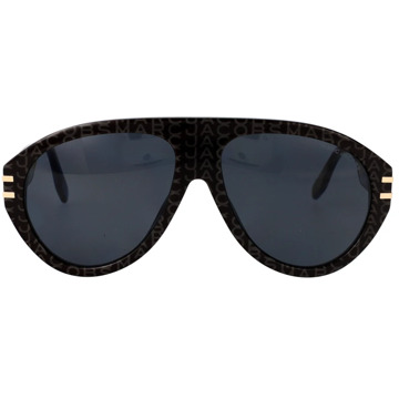 MARC JACOBS Stijlvolle zonnebril voor een trendy look Marc Jacobs , Black , Heren - 58 MM