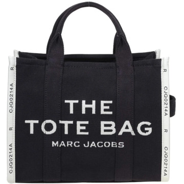 MARC JACOBS The Small Tote shopper van canvas met logoprint Zwart - 1 maat