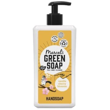 Marcel's Green Soap Handzeep Vanille & Kersenbloesem 500ml