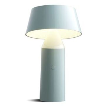 Marset Bicoca tafellamp oplaadbaar lichtblauw