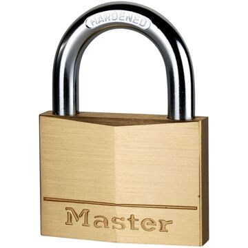 MasterLock Master Lock Hangslot 70 mm massief messing 170EURD Geel