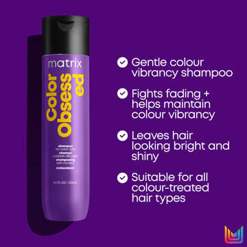 Matrix Color Obsessed Shampoo, Conditioner and Miracle Creator 20 Travel Size Bundle for Coloured Hair