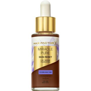Max Factor Foundation Max Factor Miracle Pure Skin Reset 2 In 1 Serum Foundation 120 Deep Cool 30 ml