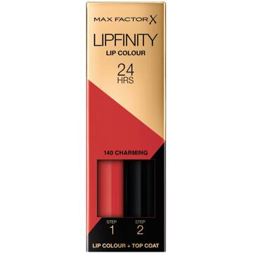 Max Factor Lipfinity Lip Colour 140 Charming Lipstick Roze - 000