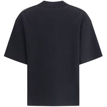 Max Mara Korte Mouw T-shirt Relaxed Fit Zwart