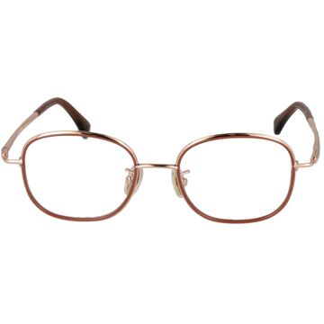 Max Mara Ronde Metaal Bril Bruin