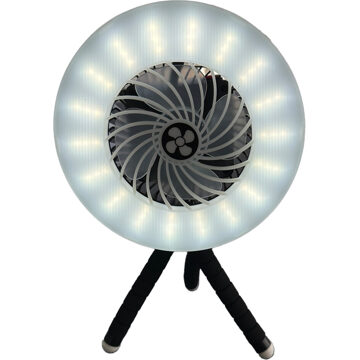 Maximus LED Solar campinglamp USB 200lm zwart