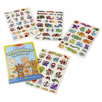 Melissa & Doug Plak tattoos - voor kinderen - 4x vellen - jongens - verjaardag cadeau