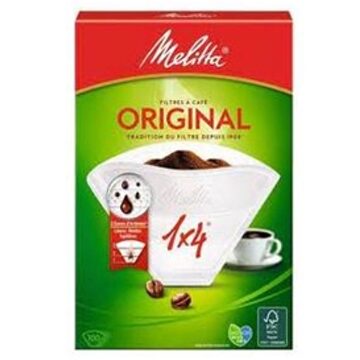 Melitta Koffiefilters 1x4 80 stuks Wit