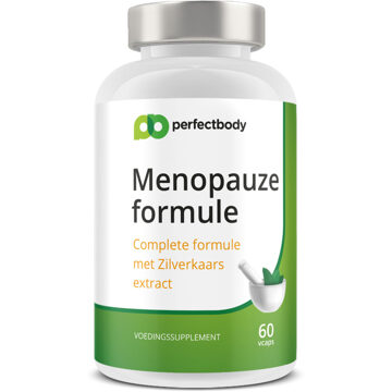 Menopauze Formule - 60 Vcaps - PerfectBody.nl