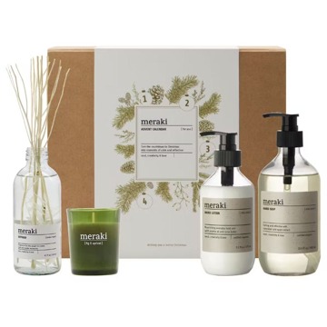 Meraki Geschenkset Meraki Adventskalender 60 g + 240 ml + 275 ml + 490 ml