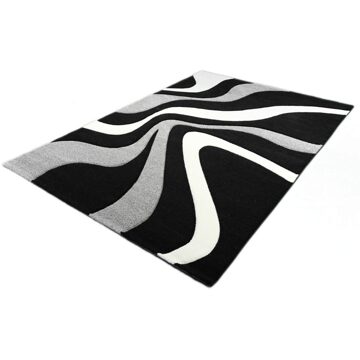 Merinos Vloerkleed Diamond 760-90 Black 160x230 cm