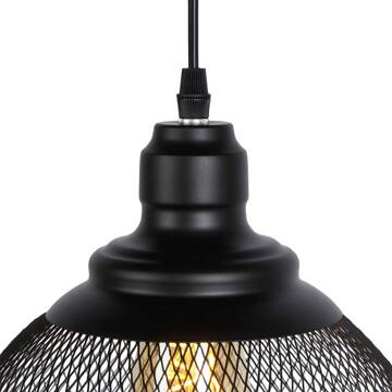 MESH Hanglamp 1xE27 - Zwart