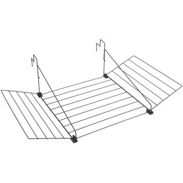 Metaltex droogrek Tilburg 12m zwart