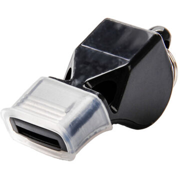 Meteor Wolf plus siliconen fluitje en koord Zwart - One size