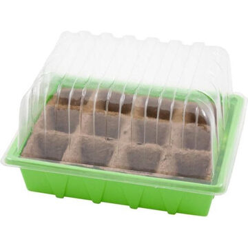 Meuwissen Agro Kweekbak - met deksel - 38 cm - progagator - Kweekbakken Groen