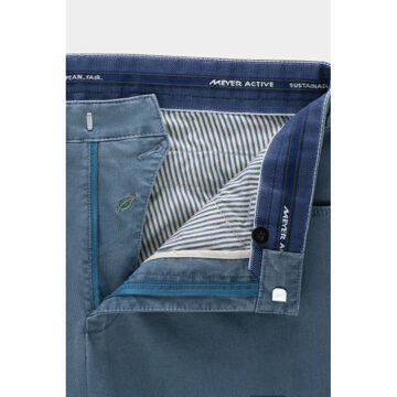 Meyer Katoenen broek dublin art.9-3009 1279300900/16 Blauw - 25