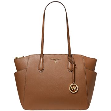 Michael Kors Marilyn MD Tz Tote luggage Damestas Cognac - H 38 x B 25 x D 12