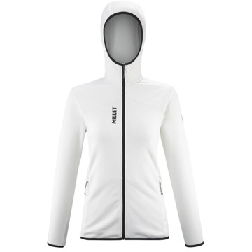 Millet Foggy Dew Fleece Hoodie Millet , White , Dames - Xl,L,M,S,Xs