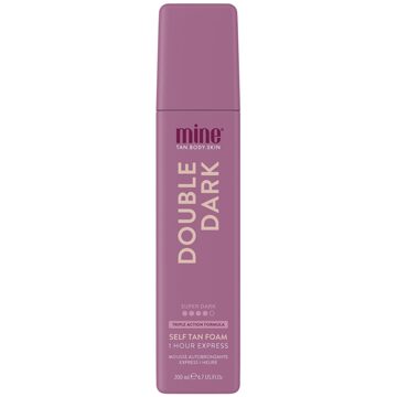 Minetan Double Dark Self Tan Mousse 200ml